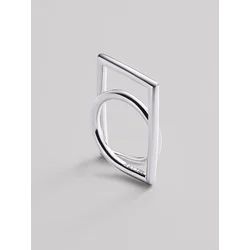 REYTEL Prstan FRAME srebrna