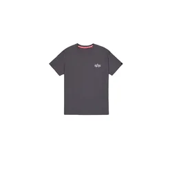 ALPHA INDUSTRIES Majica temno siva/rdeča/bela