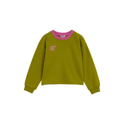 WE Fashion Majica oliva/roza