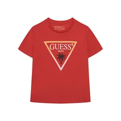 Guess Majica L6GI27 J1314 Rdeča Regular Fit