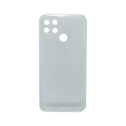 Maska za telefon TRANSPARENT COLOR za Realme C21y/C25y, Bela