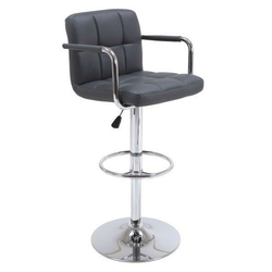 BARSKA STOLICA siva metal, tekstil