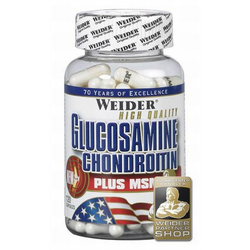 WEIDER GLUCOSAMINE AND CHONDROITIN PLUS MSM  120 KAPSULA