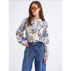 MixRay Bluza modra/rumena/črna/bela