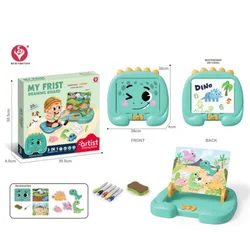 Hk mini igračka 3u1 tabla za crtanje, tirkiz ( A076565 )