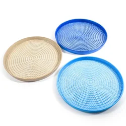 MHOME Pladenj Spirala 31cm/okrogel/več barv/kovina, (5000200358)