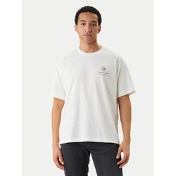 Jack & Jones Majica Niagara 12293422 Écru Regular Fit