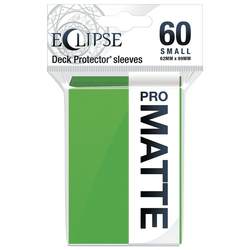 Ultra Pro Matte Eclipse Small Desk Protector Sleeves 60 - Lime Green
