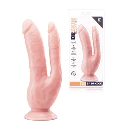Dr.Skin Realističan dildo za dvostruku penetraciju