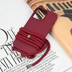 Maska za iPhone 13 Pro 6.1 Crossbody, Bordo