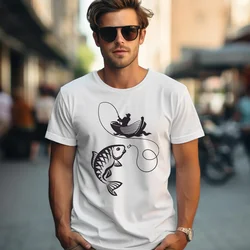 Camiseta Majica sa štampanim printom Cam 429, Muška, Bela