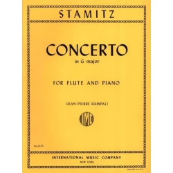 NOTE ZA FLAVTO STAMITZ C.:CONCERTO G-DUR