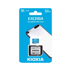 slomart Pomnilniška kartica microSDHC 32 GB KIOXIA UHS-I U1 + adapter