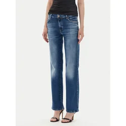 Guess Jeans hlače W5YA15 D5PY3 Modra Regular Fit