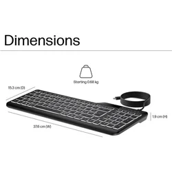 Tastatura HP 400 backlight žicna/US/crna (7N7C0AA#BED)