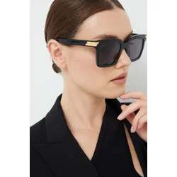 Sončna očala Bottega Veneta ženski, črna barva