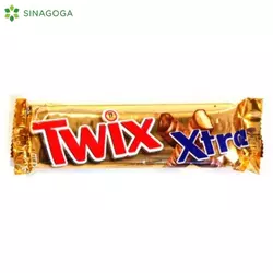 Mars Twix Xtra piškotek s karamelo namočen v mlečno čokolado 2 x 37,5g