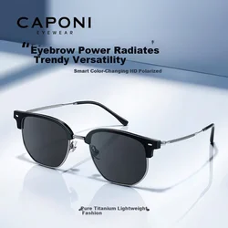 Caponi Unisex naočare za sunce, Sive