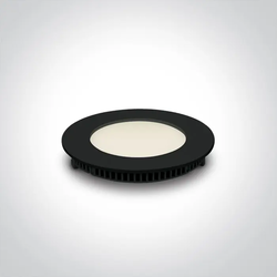 UGRADBENI LED PANEL CCTV 8W WW IP20 230V CRNI