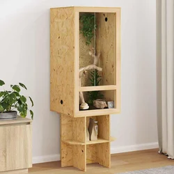 Terarij Smeđa 50 x 50 x 150 cm OSB