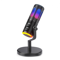 Mikrofon SU8 RGB crni