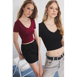Trendyol Milla Ženska bluza, Crna