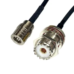 shumee Pigtail QMA vtič/UHF vtičnica RG174 20 cm