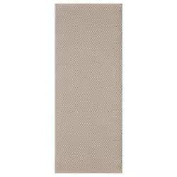MORUM Ravno tkani tepih, unutra/spolja, bež, 80x200 cm