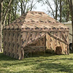 Pop-up Paviljon s 4 Zidova 3 x 4 m Šumski kamuflažni