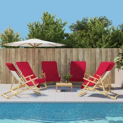 Ručnici za plažu 6 kom bordo 60 x 135 cm od tkanine 400 GSM