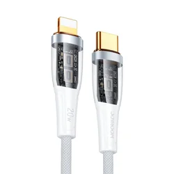 shumee Kabel z inteligentnim stikalom USB-C - iPhone Lightning 1.2m - bel