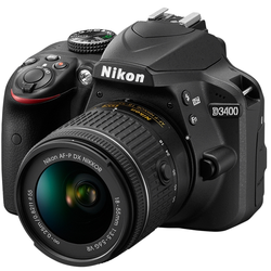 Nikon D3400 KIT AF-P 18-55VR BLACK + GRATIS TORBA