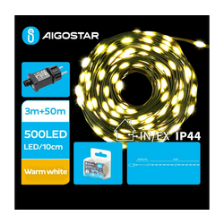 Aigostar - LED božićne lampice za spoljašnju upotrebu 500xLED/8 funkcija 53m IP44 topla bela