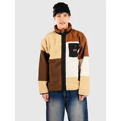 Blue Tomato Patchwork Fleece Jacket white