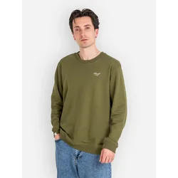 REELL Staple Terry Crewneck Co Sweater fallen rock