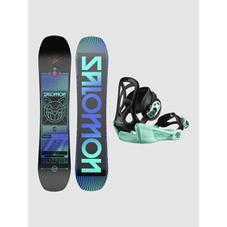 Salomon Grail 110 + Goodtime XS 2023 Snowboard Set black