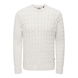 Only & Sons Pulover ONSKicker off-bela