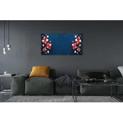 tulup.si Slika na platnu Darila baubles sneg 120x60 cm