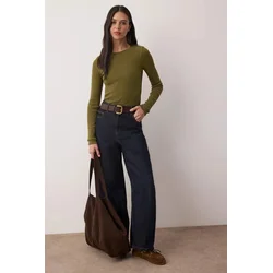 Trendyol Milla ženska bluza Twoaw26Bz00067, Maslinasto zelena-Zelena