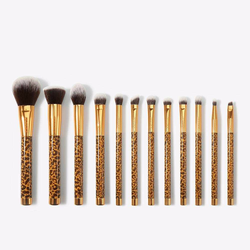 Docolor set kistova - 12 Pieces Makeup Brush Set - Leopard (T1202-1)