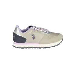 U.S. polo Assn. Patike za devojčice Nobik011Kcnh2_Agsildbl01, Srebrne boje