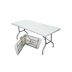 SAVACOOP Sklopivi plastični sto beli 180cm