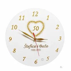 Personalizirani sat za 50. godišnjicu braka  – poklon za zlatni pir - 1. 1717