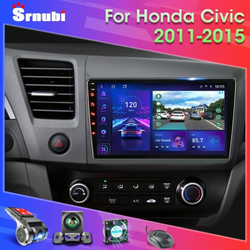 For Honda Civic 2012-2015 Carplay 2din Android 11 Car Radio Multimidia Video Player Navigation GPS Head Unit Stereo DVD Speakers
