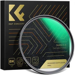 K&F Concept 77mm filter Nano-X-Microlight Shimmer Diffusion MRC