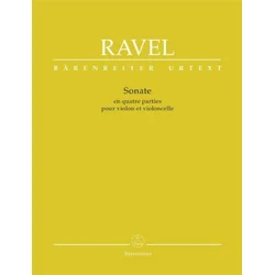 RAVEL:SONATE POUR VIOLON ET VIOLONCELLE