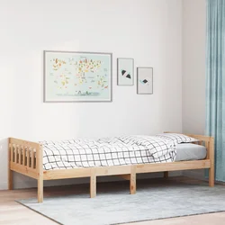 Dječji krevet bez madraca 90 x 190 cm od masivne borovine