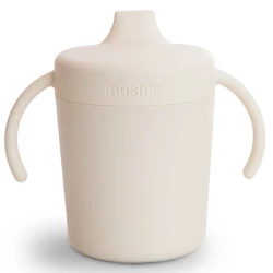Mushie lonček Sippy Cup ivory