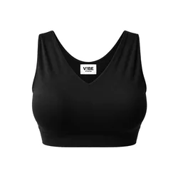 V!BE STUD!OS Športni nederček črna