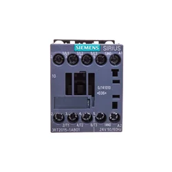 Siemens Močnostni kontaktor 7A 3P 24V AC 1Z 0R S00 3RT2015-1AB01